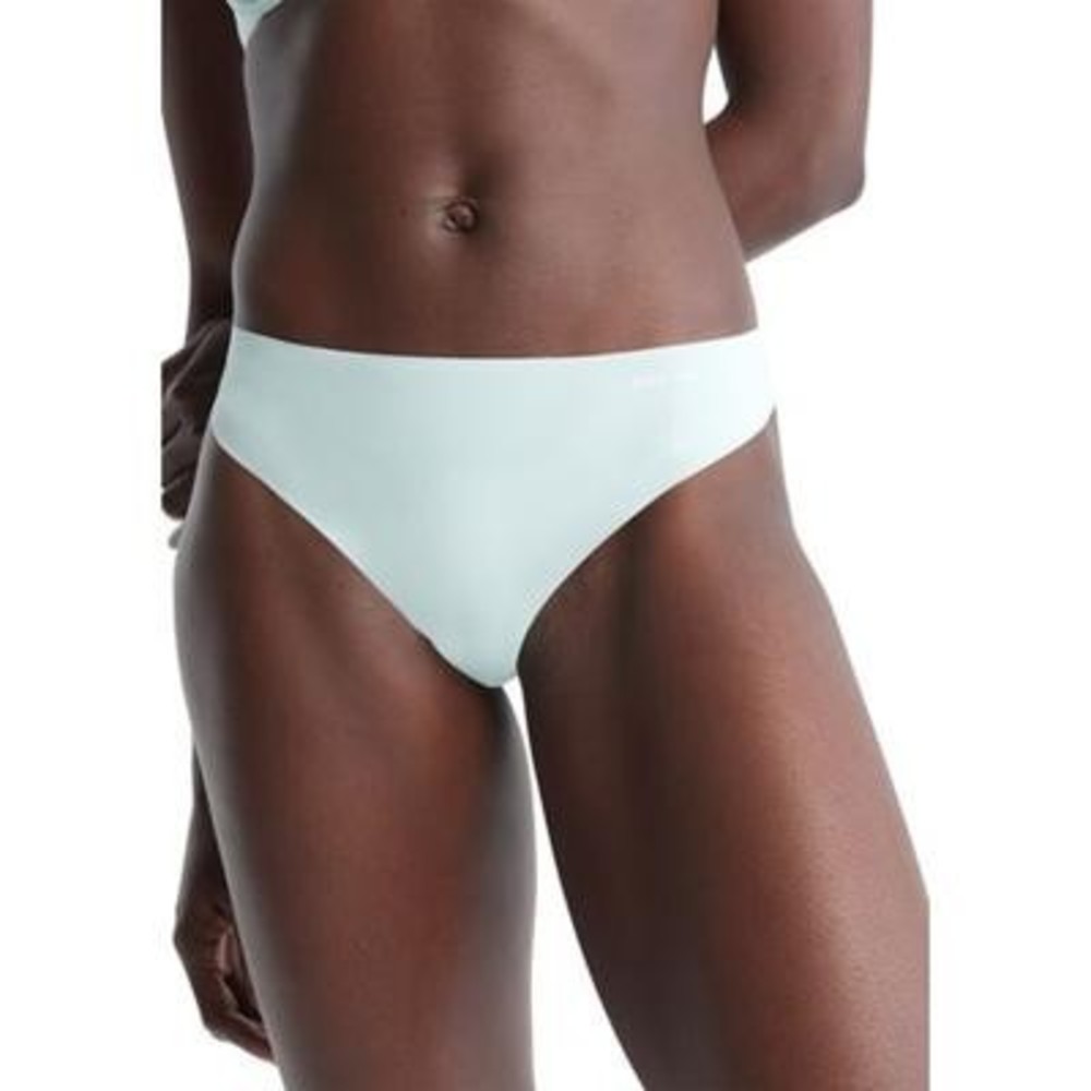 Calvin Klein Thong Panty Aqua Blue Nylon Blend, M